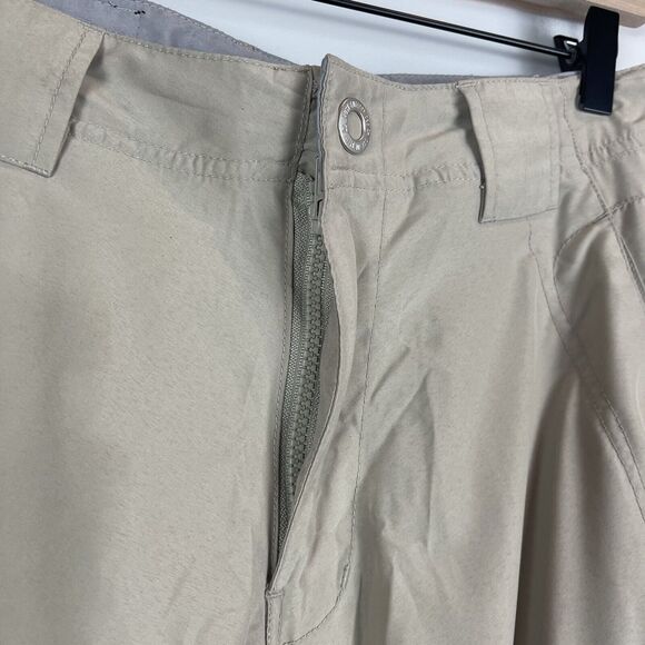 Vintage Lost Enterprises Mens Pants 29x30 Tan Cargo Convertible Skater Baggy Y2k - Picture 5 of 12